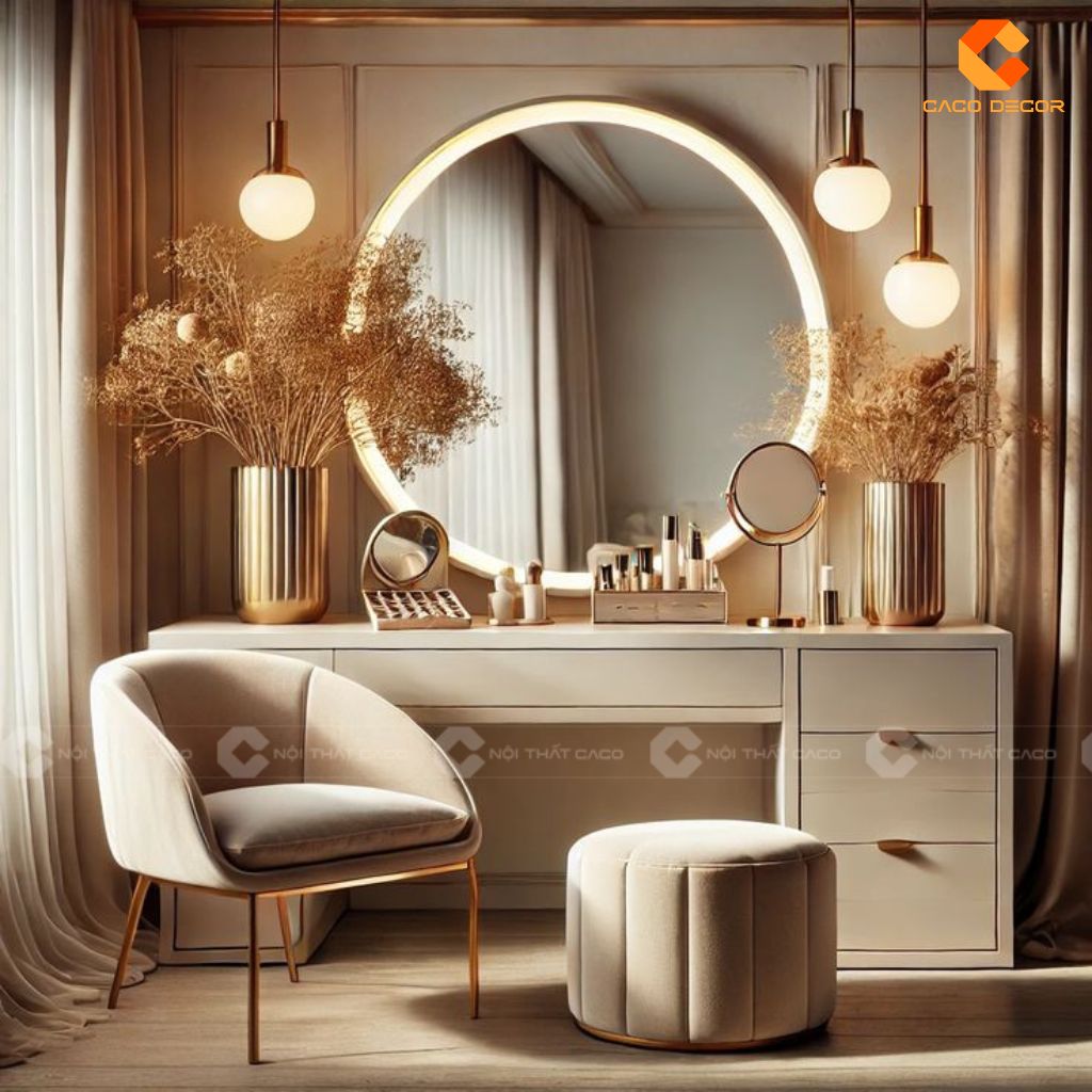 Khám Phá Các Mẫu Bàn Trang Điểm Cô Dâu Đẹp 2025 13