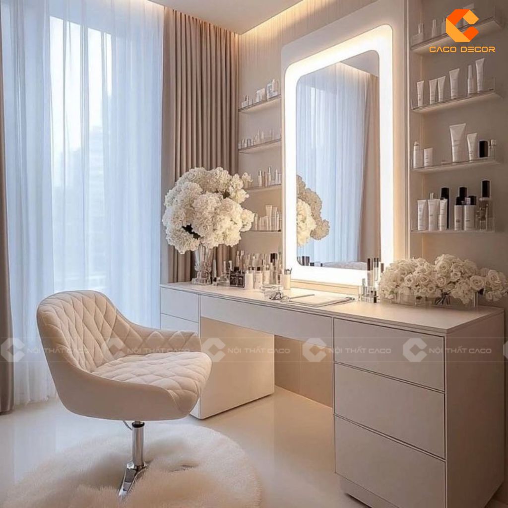 Khám Phá Các Mẫu Bàn Trang Điểm Cô Dâu Đẹp 2025 15