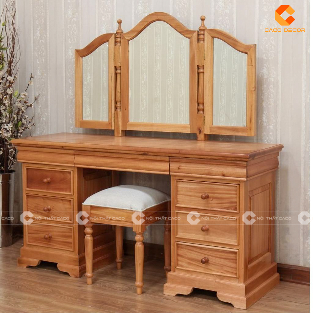 Mẫu Bàn Trang Điểm Gỗ Tự Nhiên Bền Đẹp Giá Tốt Nhất Hiện Nay 14