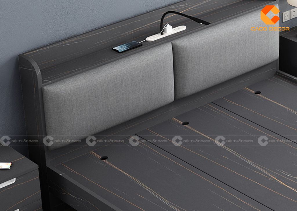 Giường gỗ công nghiệp GN093 sang trọng