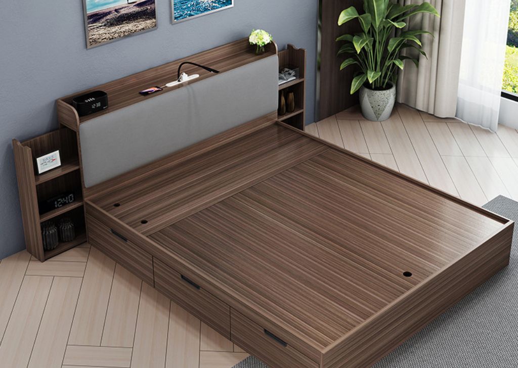 Mẫu giường ngủ gỗ công nghiệp GN094