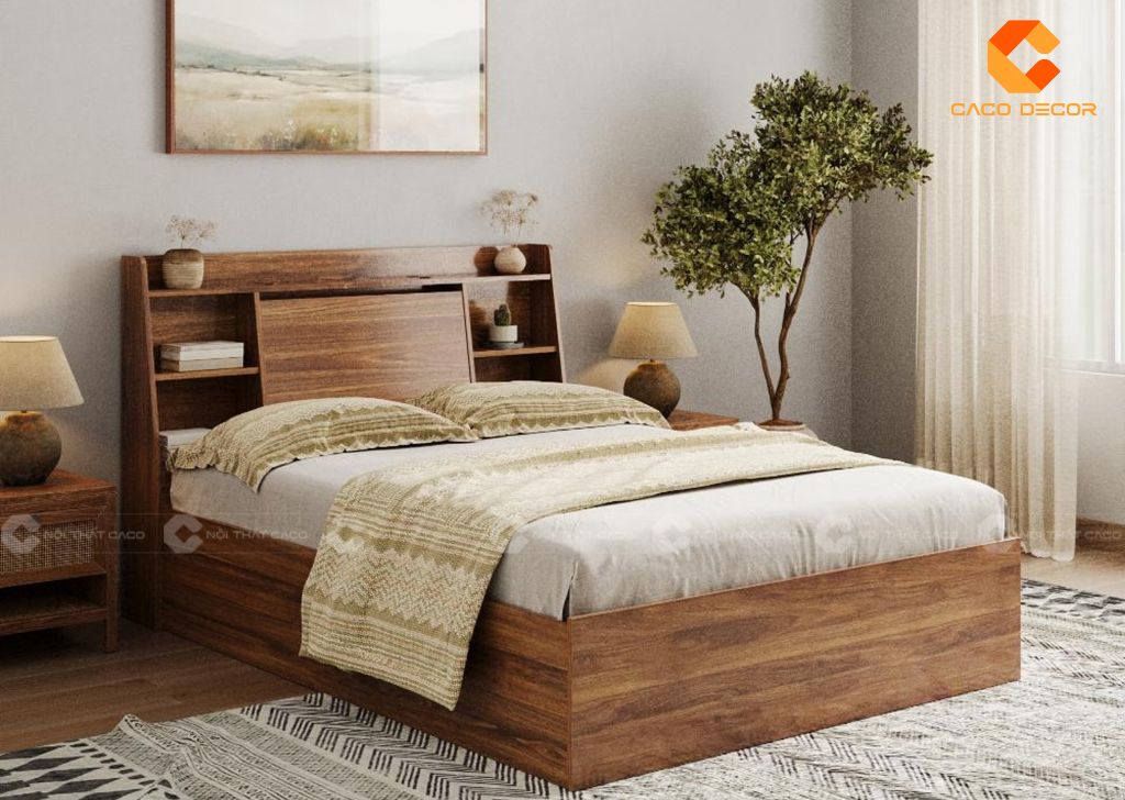 Giường gỗ công nghiệp GN097 Thiết kế hiện đại, tiện dụng 5