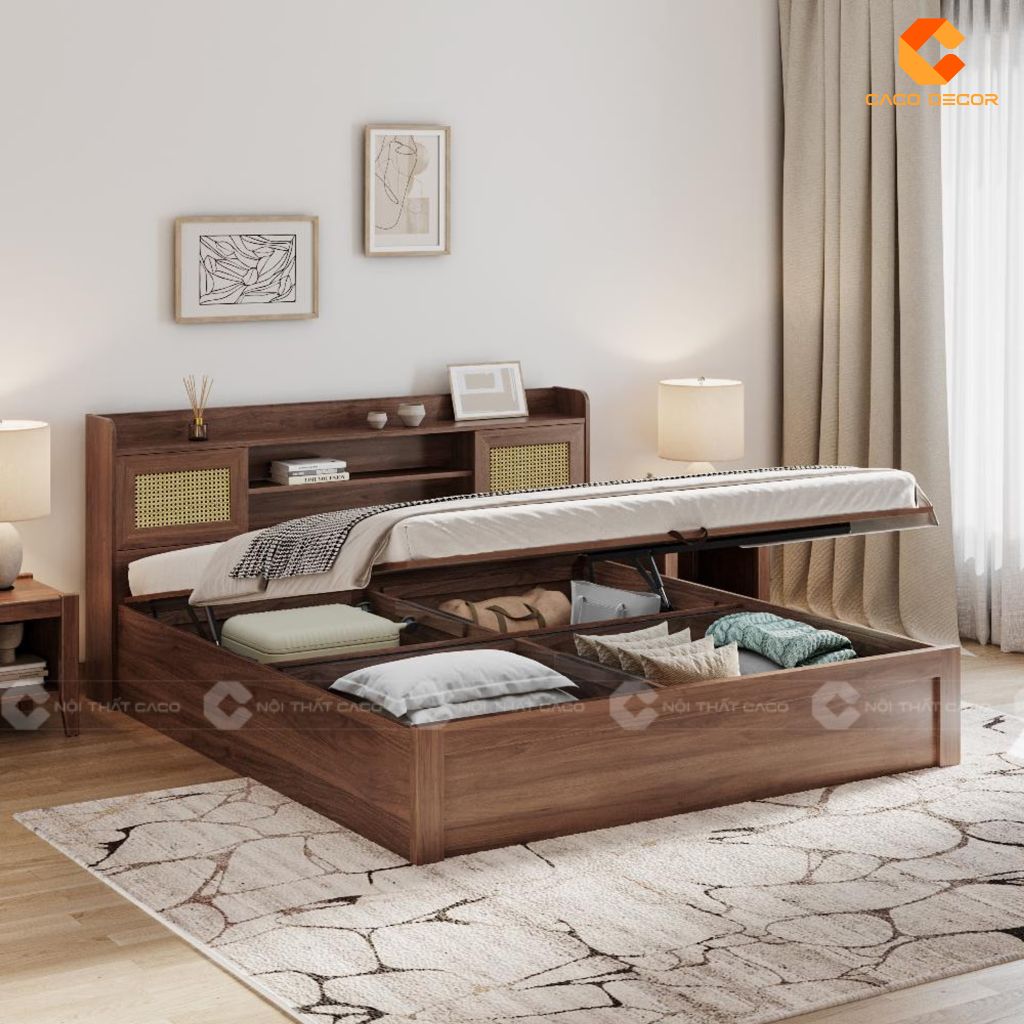 Giường ngủ gỗ công nghiệp GN098