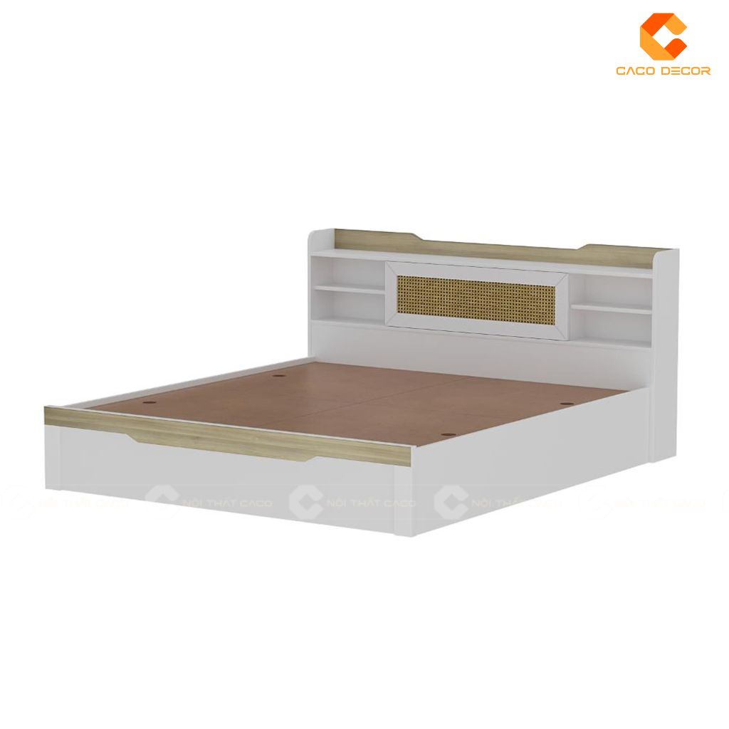 Giường ngủ gỗ công nghiệp GN099 phủ Melamine cao cấp
