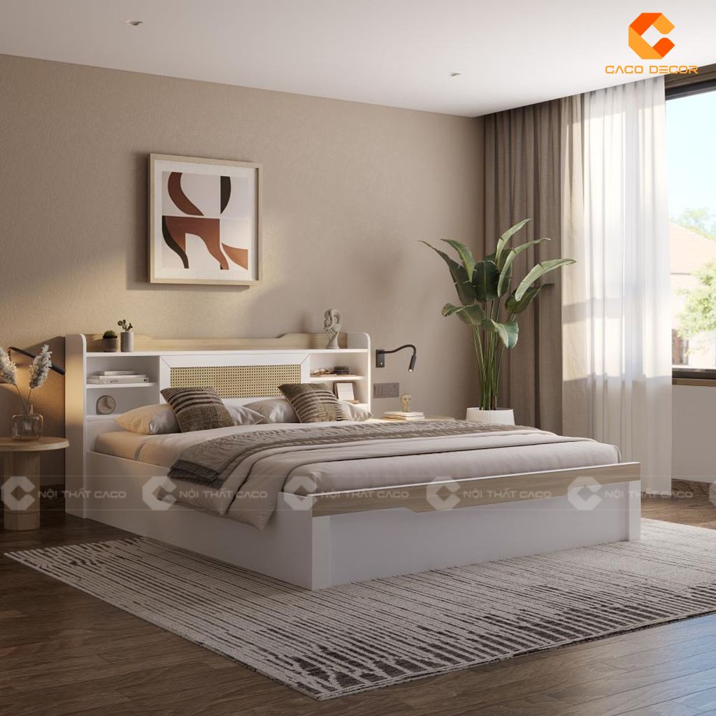 Giường ngủ gỗ công nghiệp GN099