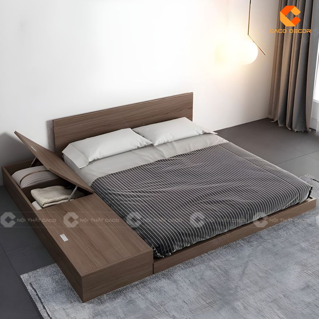 Giường ngủ gỗ công nghiệp GN118