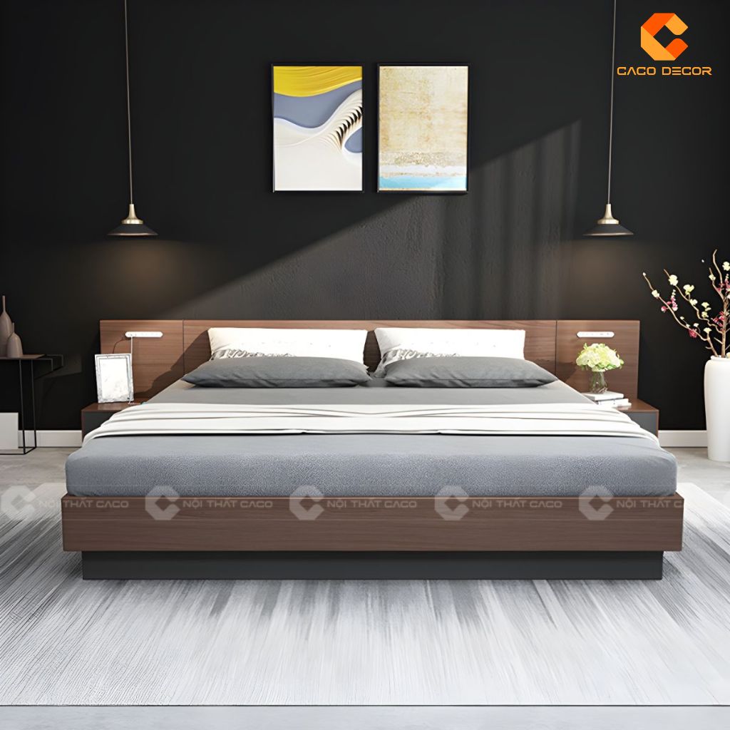 Giường Gỗ Công Nghiệp GN120 Mẫu Giường Thông Minh Hiện Đại 2