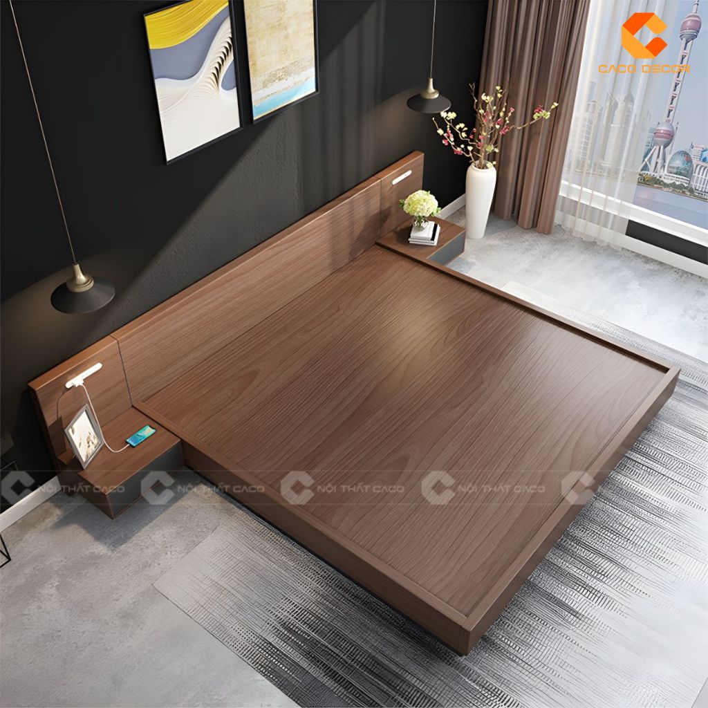 Giường Gỗ Công Nghiệp GN120 Mẫu Giường Thông Minh Hiện Đại 5