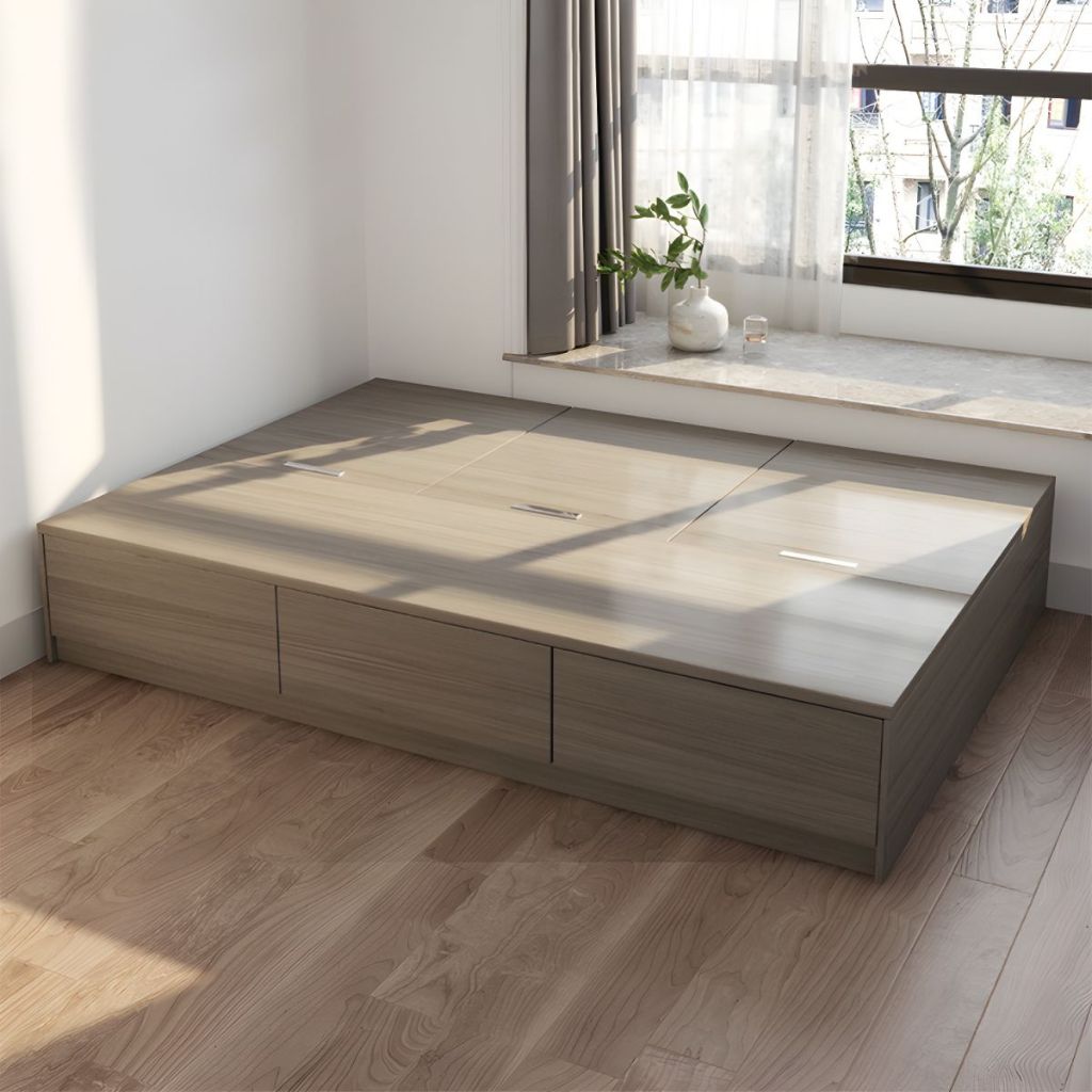 Giường  Gỗ Công Nghiệp GN121 Thiết Kế Hiện Đại, Khoang Chứa Lớn Tiện Dụng 2