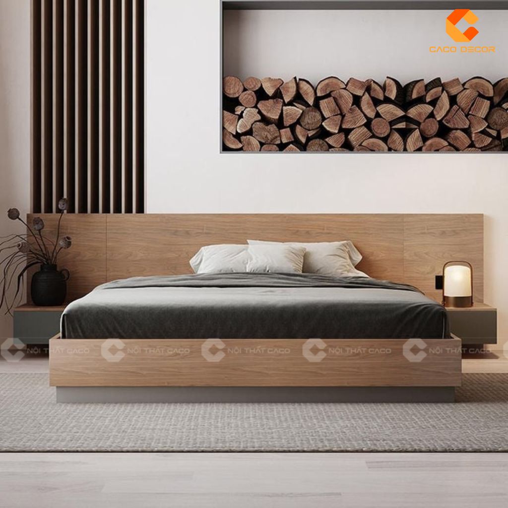  Giường Ngủ Gỗ Công Nghiệp GN124 Thiết Kế Sang Trọng, Tối Ưu Không Gian Hiện Đại 2