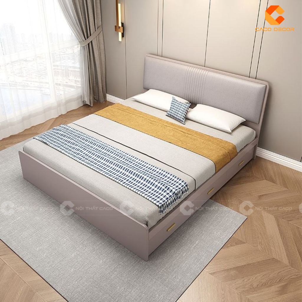 Giường Ngủ Gỗ Công Nghiệp GN125 Sang Trọng, Êm Ái và Tối Ưu Công Năng 1