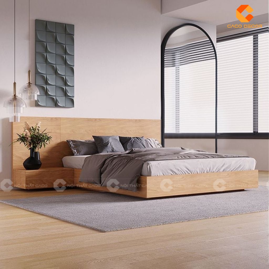 Giường Ngủ Gỗ Công Nghiệp GN127 Tối Giản Sang Trọng, Tối Ưu Không Gian Hiện Đại 2