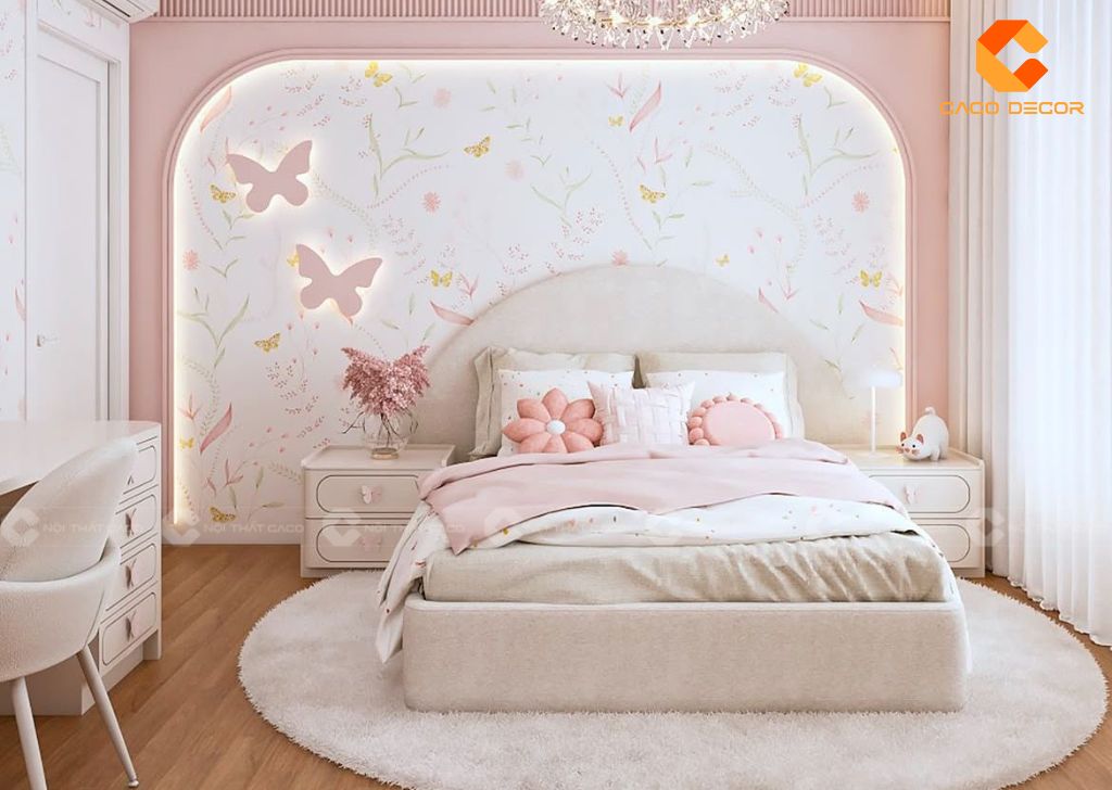 30+ Mẫu Giường Ngủ Trẻ Em Bằng Gỗ Đẹp, Bền, An Toàn Tại CaCo 2