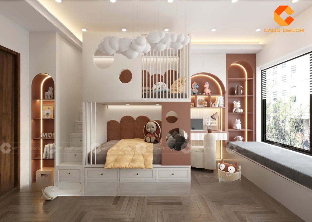 Giường Trẻ Em Thông Minh - Giải Pháp Tối Ưu Không Gian 5