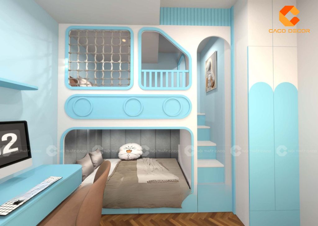 Giường Trẻ Em Thông Minh - Giải Pháp Tối Ưu Không Gian 9