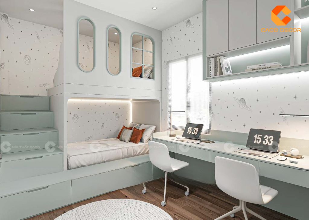 Giường Trẻ Em Thông Minh - Giải Pháp Tối Ưu Không Gian 8