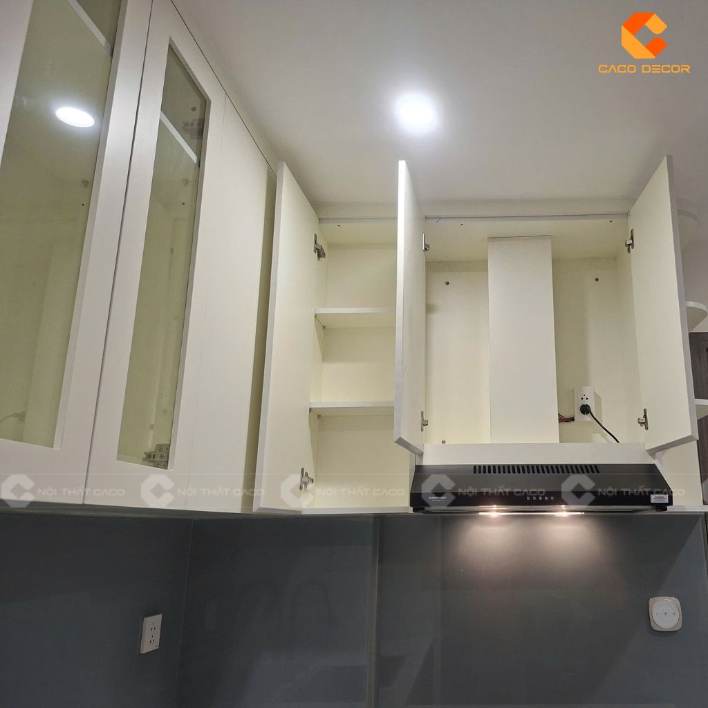 Hình ảnh thực tế bàn giao tủ bếp