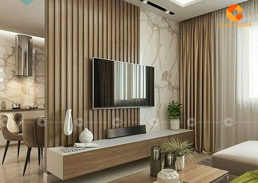 Kệ Tivi Kết Hợp Vách Ngăn - Giải Pháp Tối Ưu Không Gian Sống 6