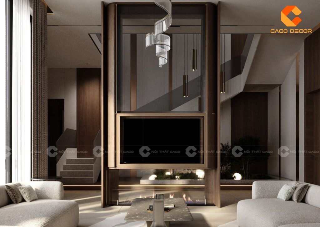 Kệ Tivi Kết Hợp Vách Ngăn - Giải Pháp Tối Ưu Không Gian Sống 11