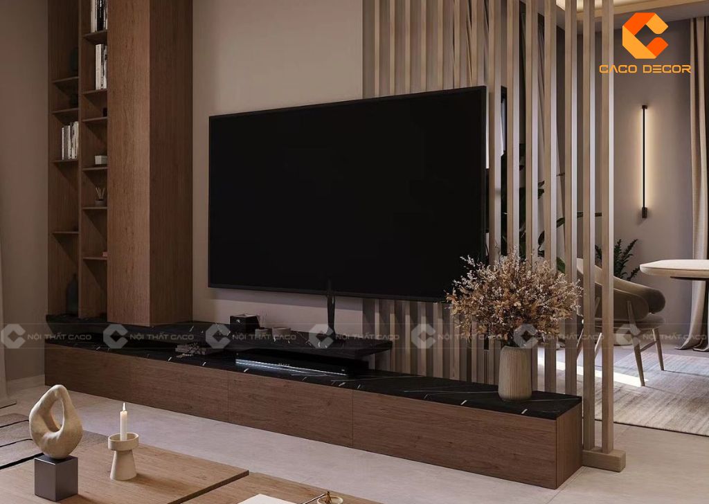 Kệ Tivi Kết Hợp Vách Ngăn - Giải Pháp Tối Ưu Không Gian Sống 13