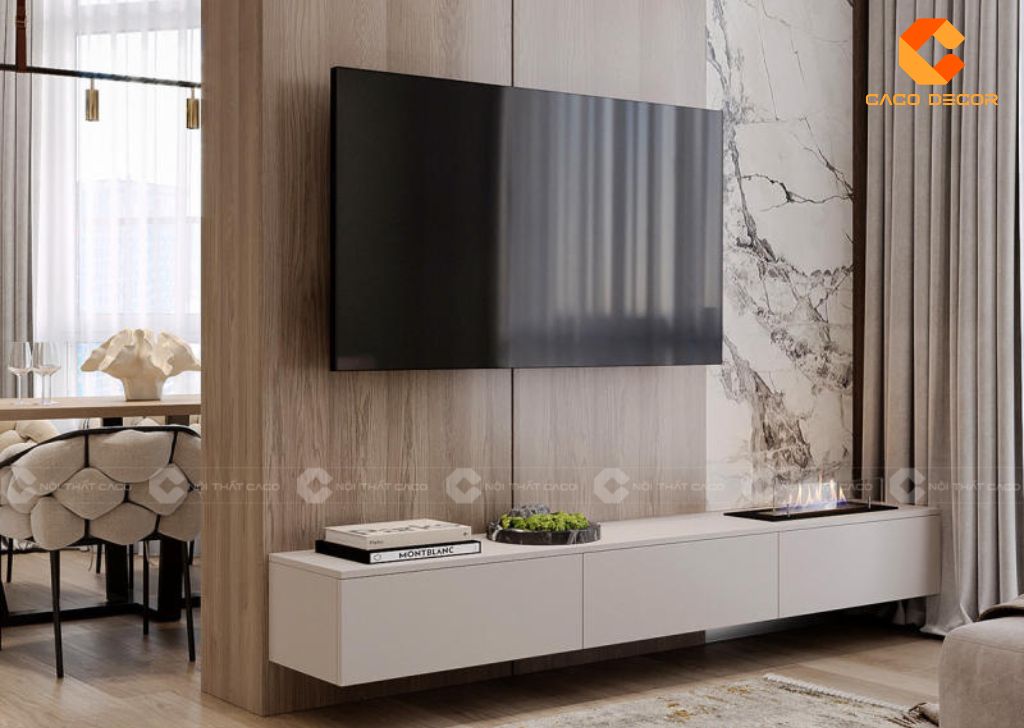 Kệ Tivi Kết Hợp Vách Ngăn - Giải Pháp Tối Ưu Không Gian Sống 19
