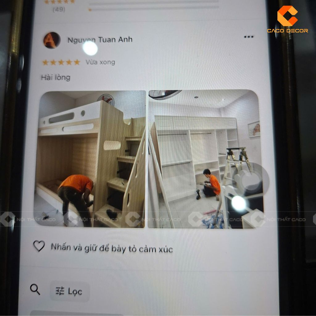 Khách hàng đánh giá về dịch vụ của Nội Thất CaCo