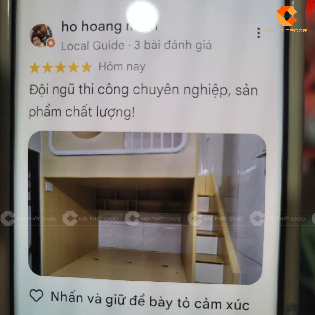 Khách hàng đánh giá cho nội thất CaCo