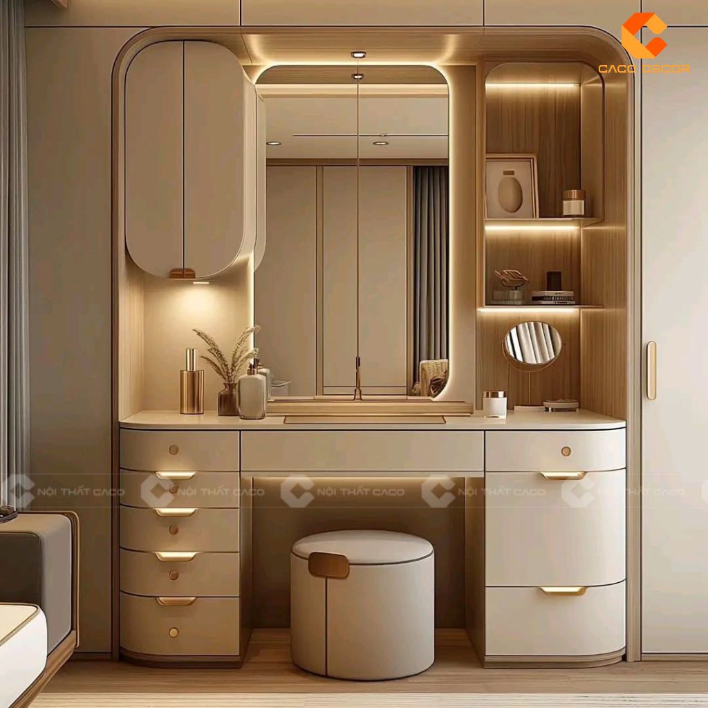 Mẫu Bàn Trang Điểm Cao Cấp Sang Trọng Cho Phòng Ngủ Hiện Đại 1