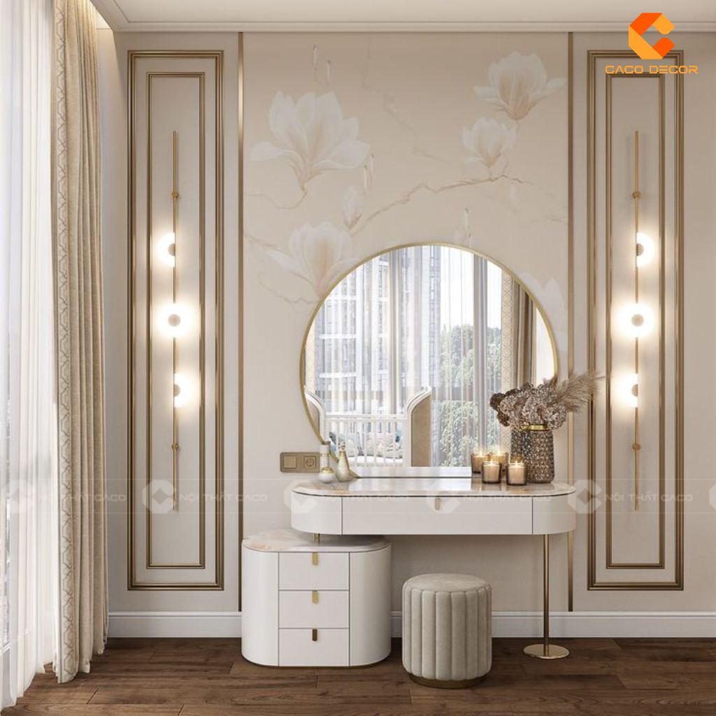 Mẫu Bàn Trang Điểm Cao Cấp Sang Trọng Cho Phòng Ngủ Hiện Đại 6