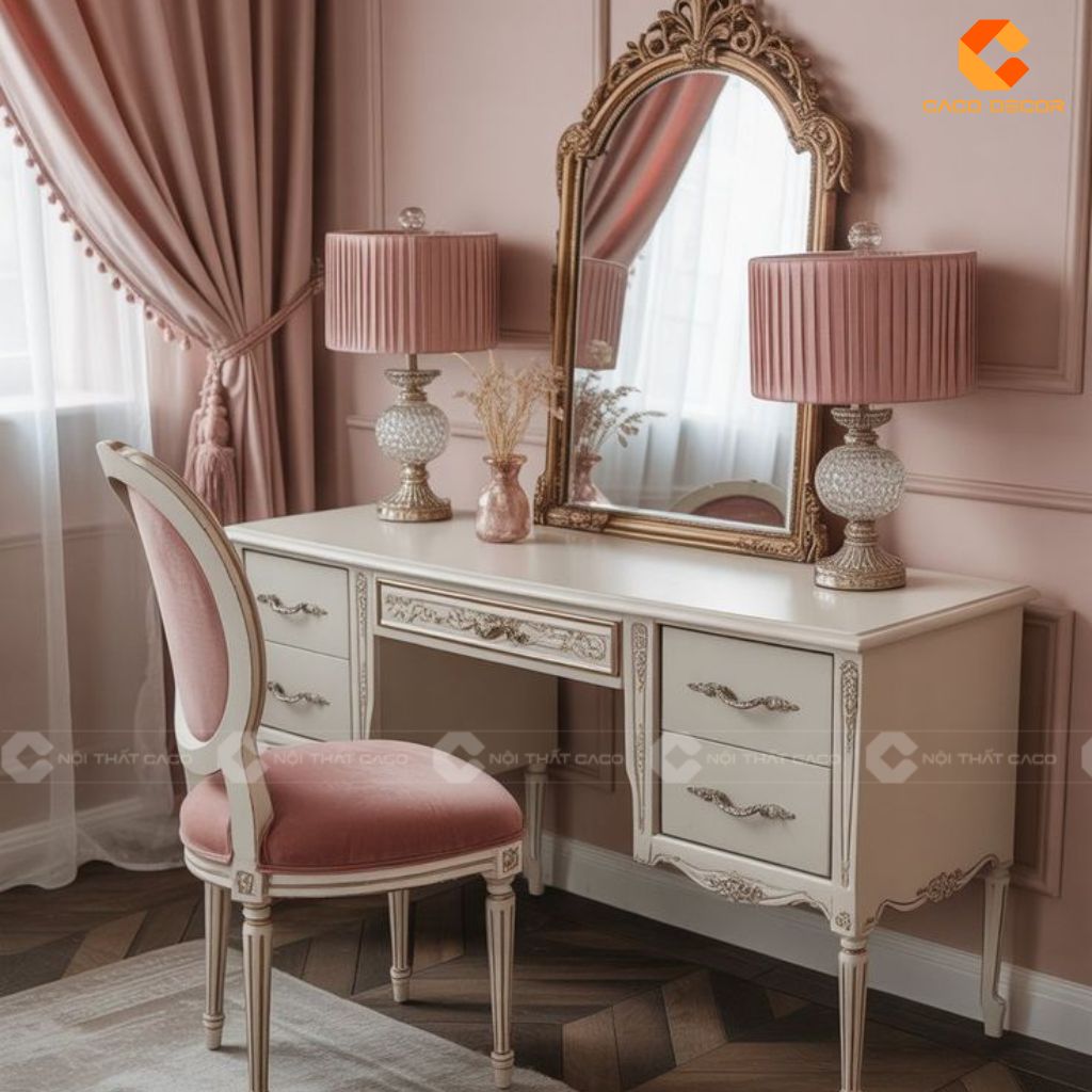 Mẫu Bàn Trang Điểm Cao Cấp Sang Trọng Cho Phòng Ngủ Hiện Đại 10
