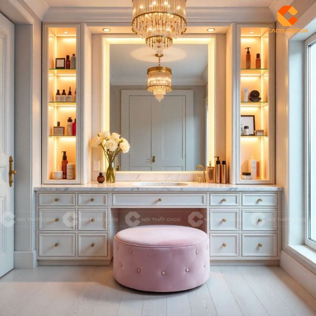 Mẫu Bàn Trang Điểm Cao Cấp Sang Trọng Cho Phòng Ngủ Hiện Đại 13