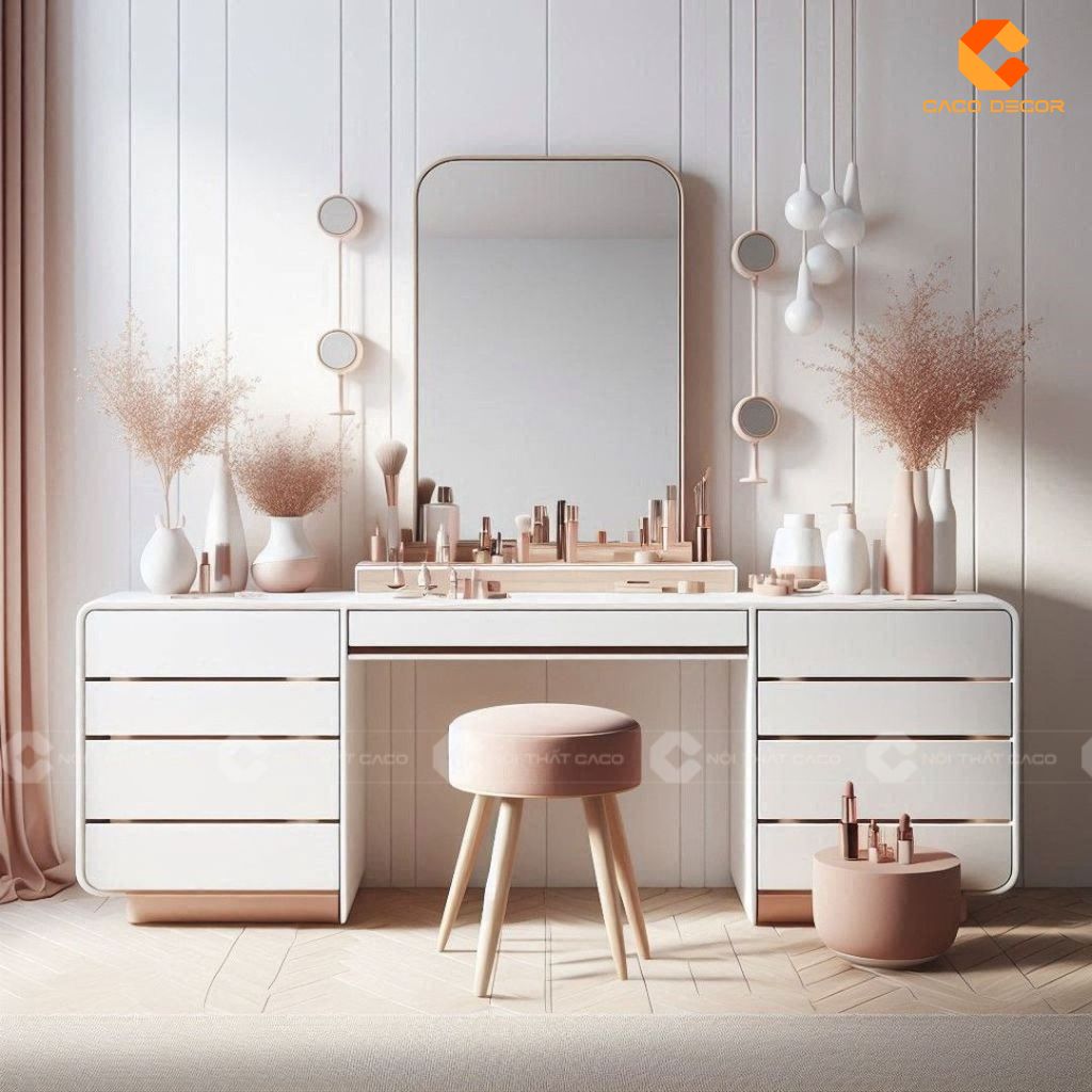 Mẫu Bàn Trang Điểm Cao Cấp Sang Trọng Cho Phòng Ngủ Hiện Đại 15