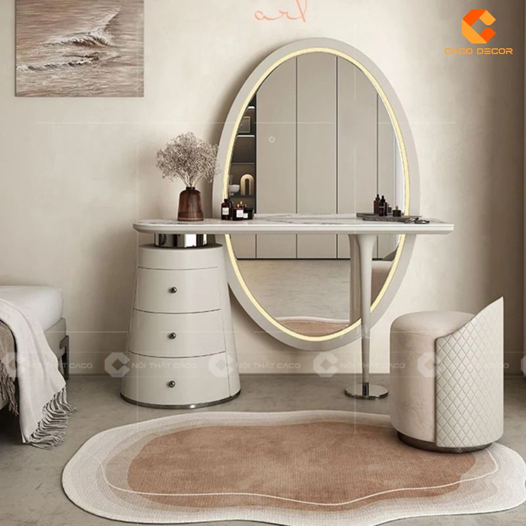 Mẫu Bàn Trang Điểm Cao Cấp Sang Trọng Cho Phòng Ngủ Hiện Đại 18