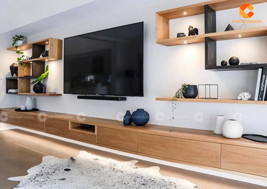 Trang Trí Kệ Tivi Chung Cư Như Thế Nào? 6