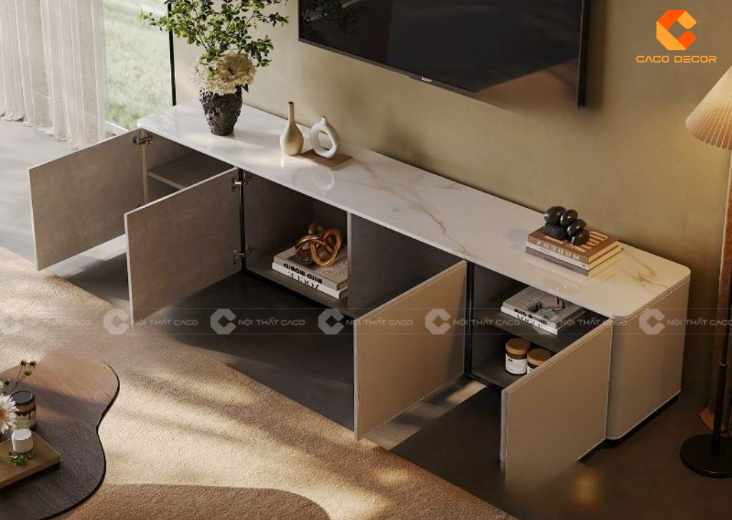 Trang Trí Kệ Tivi Chung Cư Như Thế Nào? 9