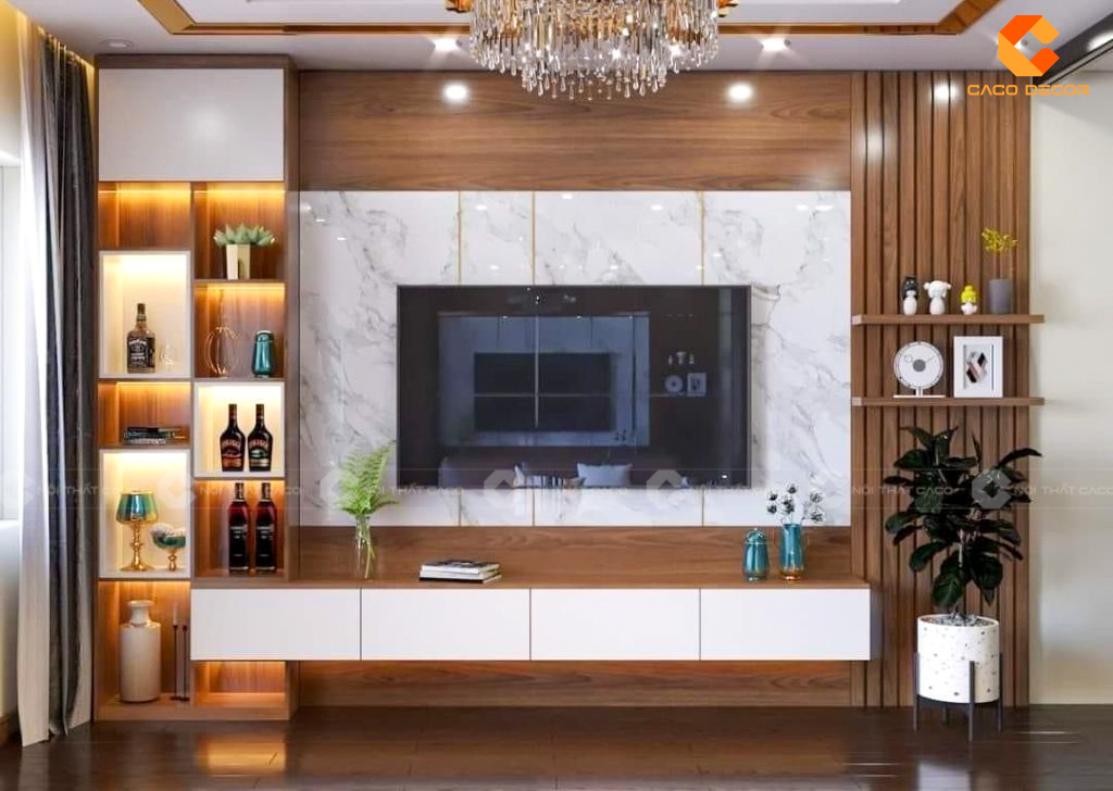 Trang Trí Kệ Tivi Chung Cư Như Thế Nào? 4