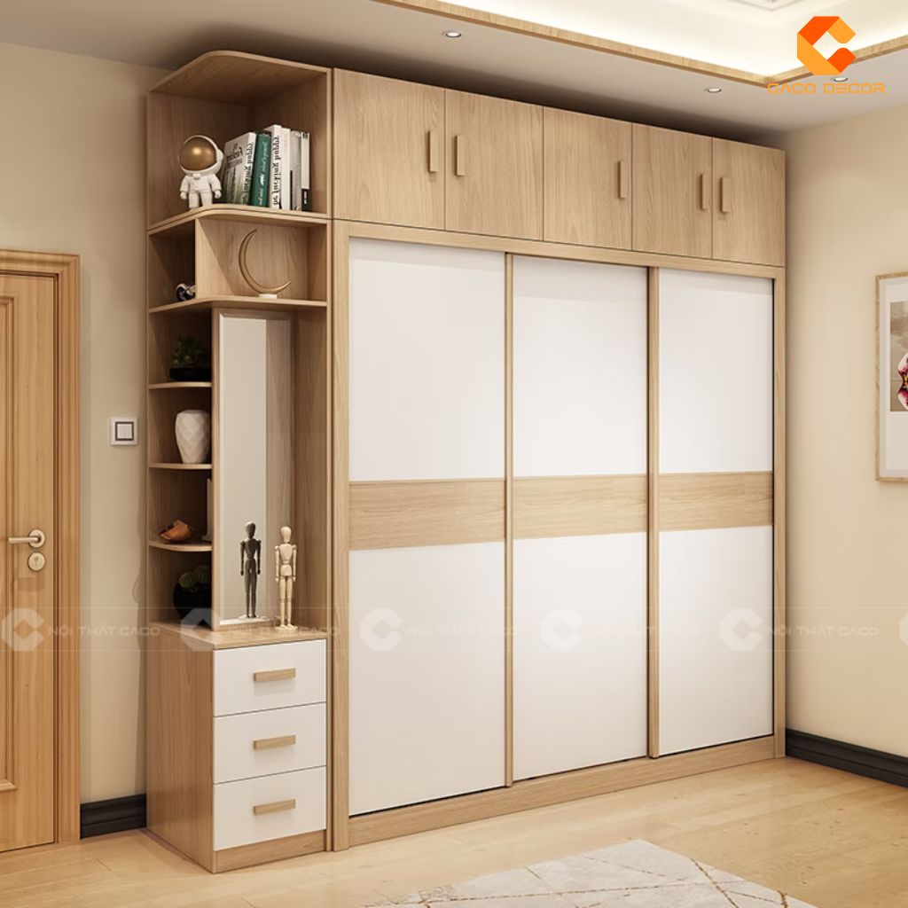 Mẫu Tủ Quần Áo 3 Buồng Gỗ Công Nghiệp Và 4 Mẹo Chọn Tủ Đẹp 10