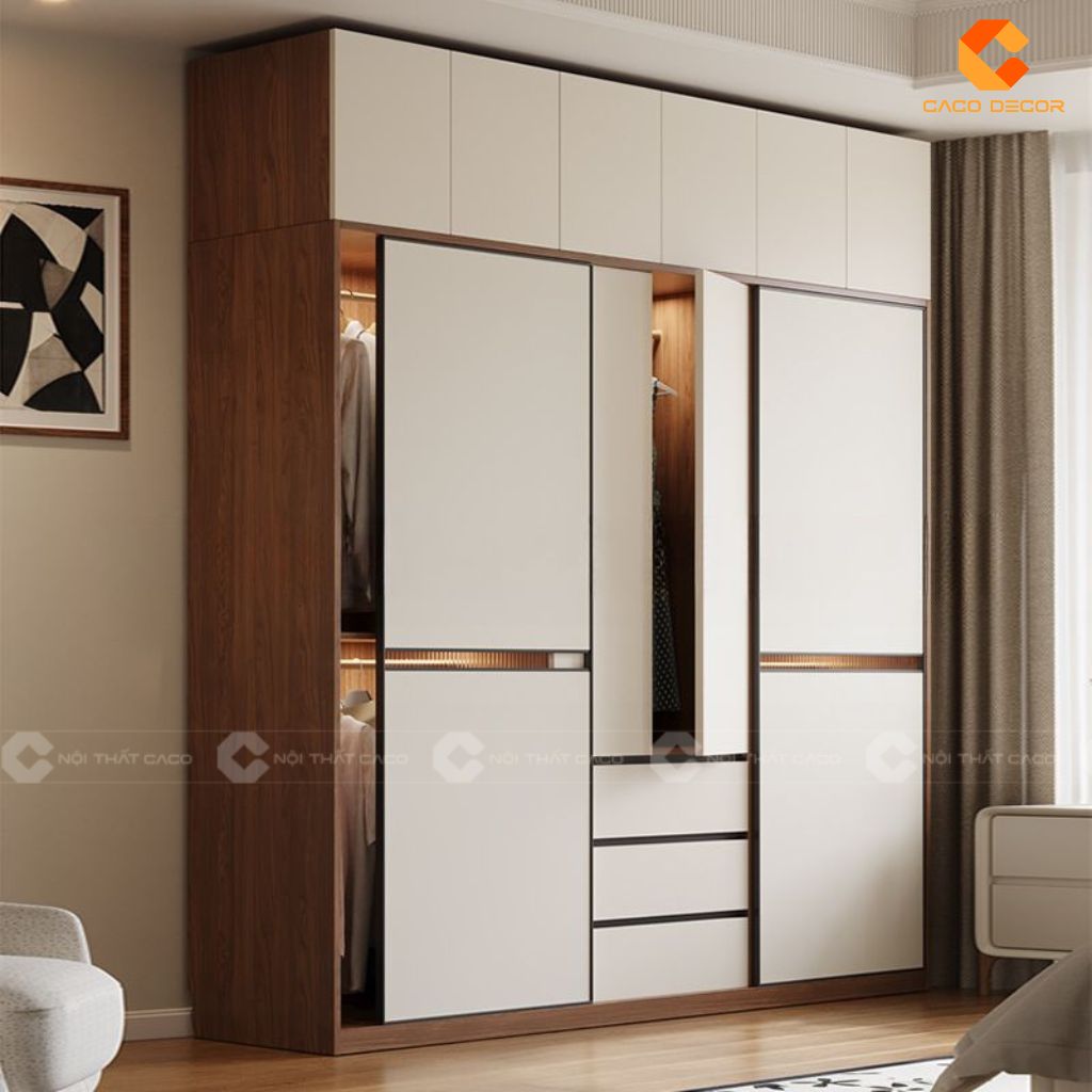 Mẫu Tủ Quần Áo 3 Buồng Gỗ Công Nghiệp Và 4 Mẹo Chọn Tủ Đẹp 15
