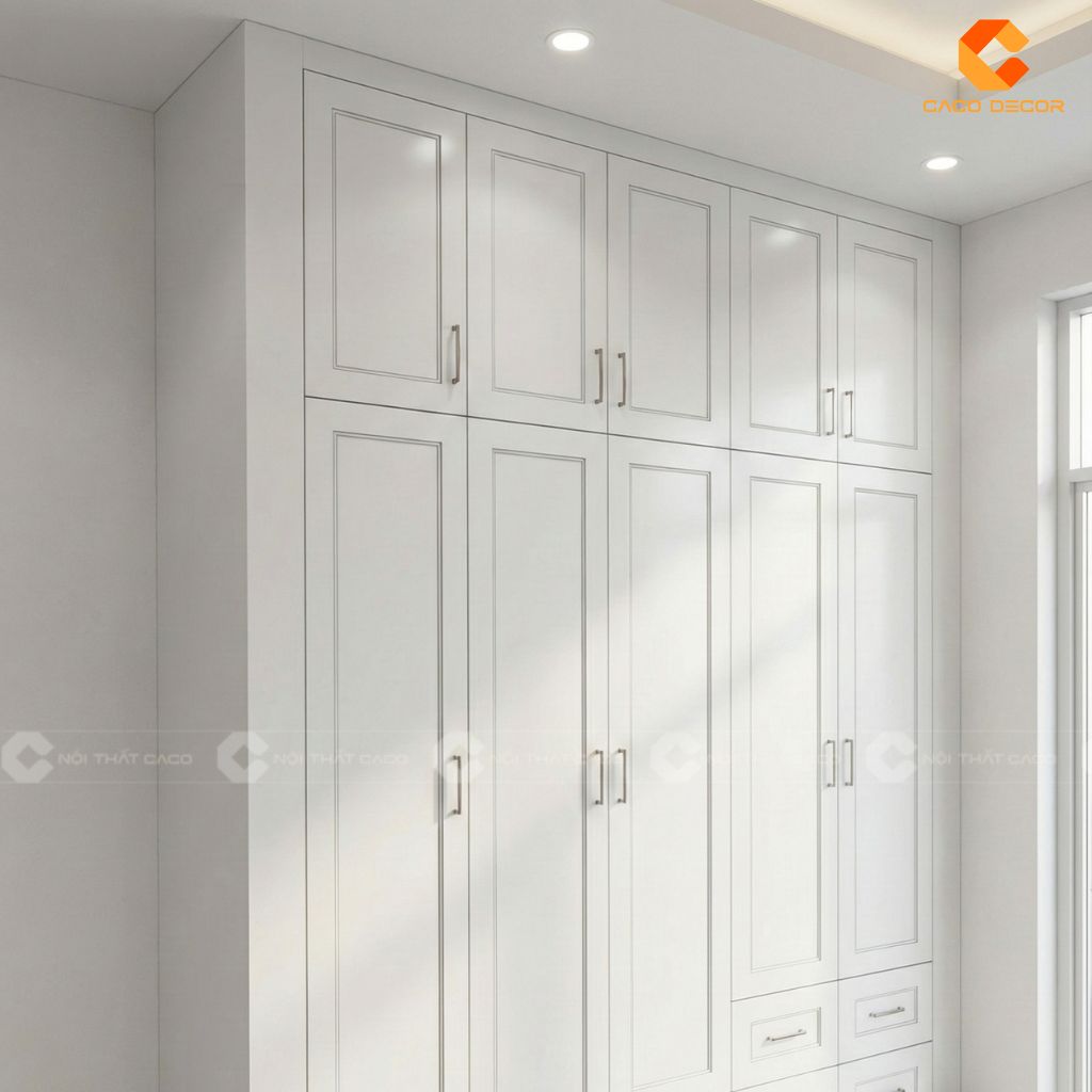 Tủ quần áo âm tường 3D