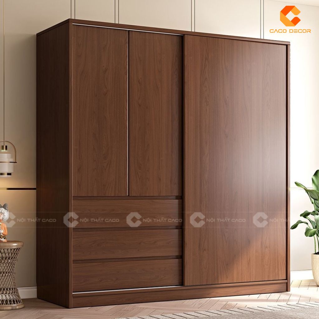 Tủ quần áo gỗ công nghiệp TAM090 sang trọng