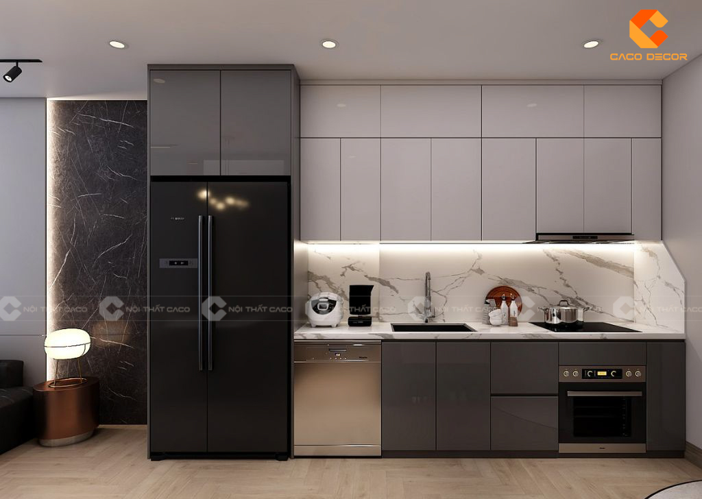 Tủ Bếp Gỗ Công Nghiệp Có Tốt Không? Kinh Nghiệm Làm Tủ Bếp 10