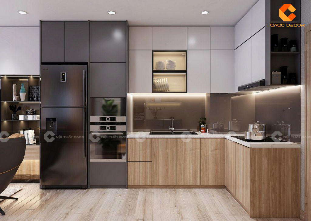 Tủ Bếp Gỗ Công Nghiệp Có Tốt Không? Kinh Nghiệm Làm Tủ Bếp 11