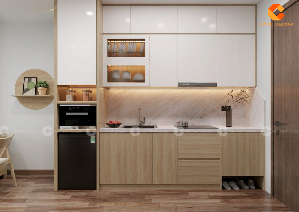 Tủ Bếp Gỗ Công Nghiệp Có Tốt Không? Kinh Nghiệm Làm Tủ Bếp 8