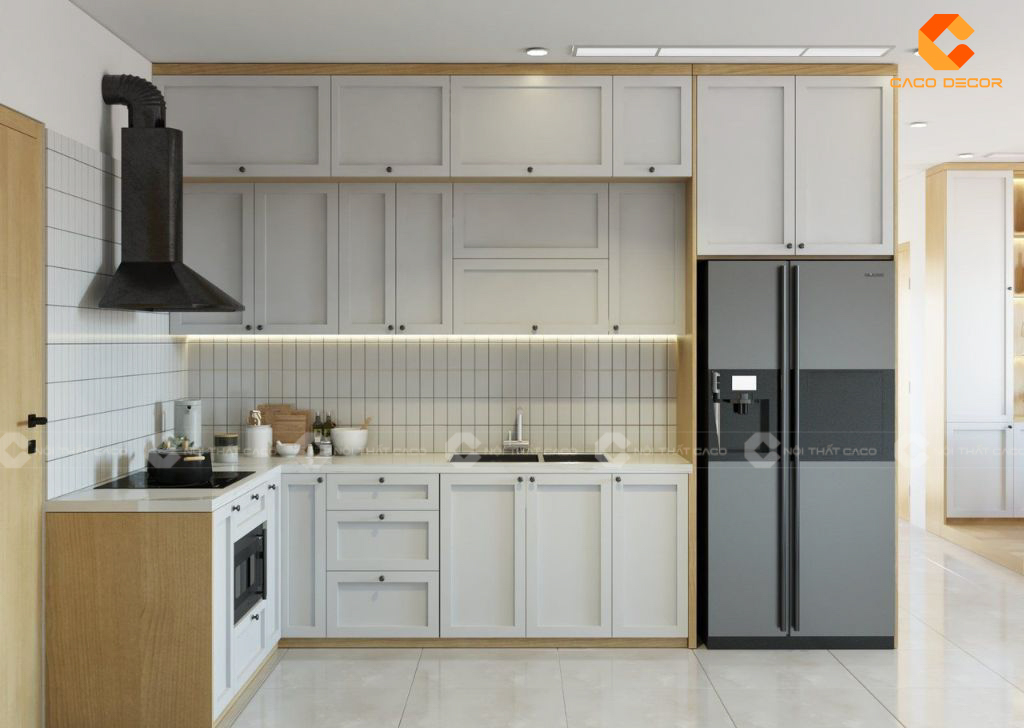 Tủ Bếp Gỗ Công Nghiệp Có Tốt Không? Kinh Nghiệm Làm Tủ Bếp 15