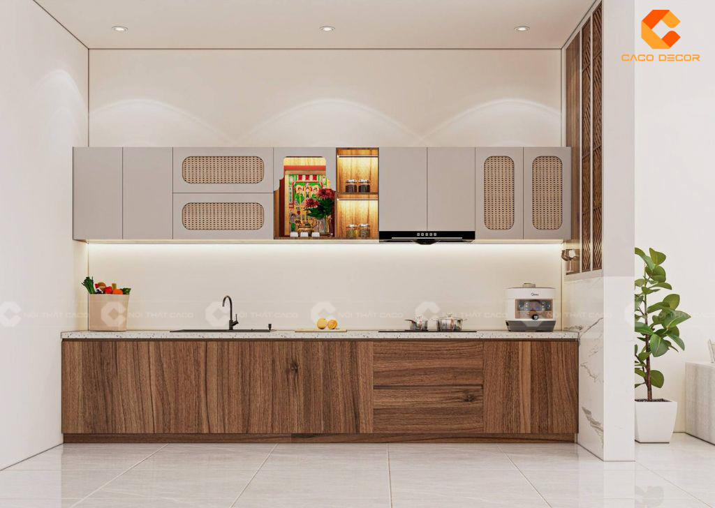 Tủ Bếp Gỗ Công Nghiệp Có Tốt Không? Kinh Nghiệm Làm Tủ Bếp 9