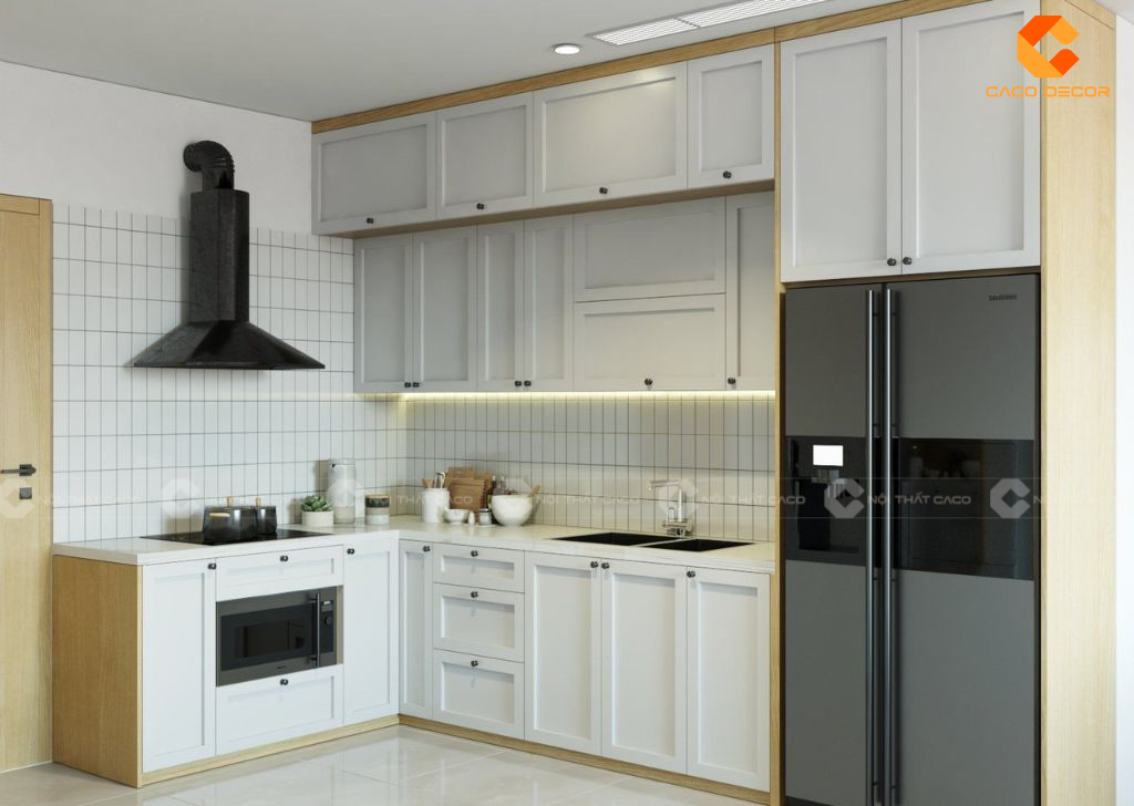 Tủ Bếp Gỗ Công Nghiệp Có Tốt Không? Kinh Nghiệm Làm Tủ Bếp 17