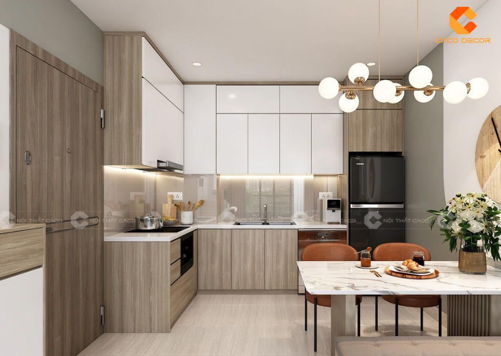 Tủ Bếp Gỗ Công Nghiệp Có Tốt Không? Kinh Nghiệm Làm Tủ Bếp 14