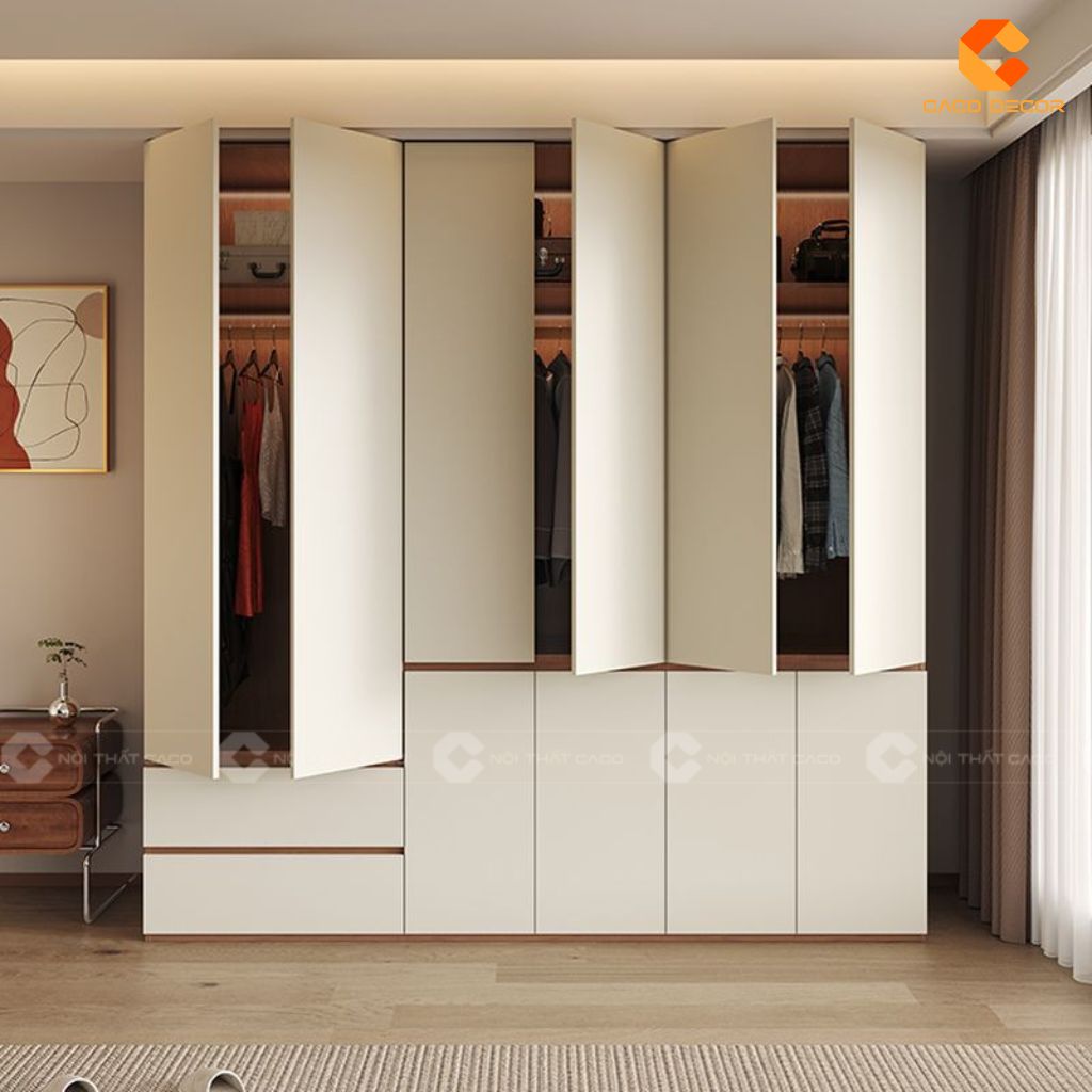 Mẫu Tủ Quần Áo 3 Buồng Hiện Đại, Cực Bền Đẹp 6
