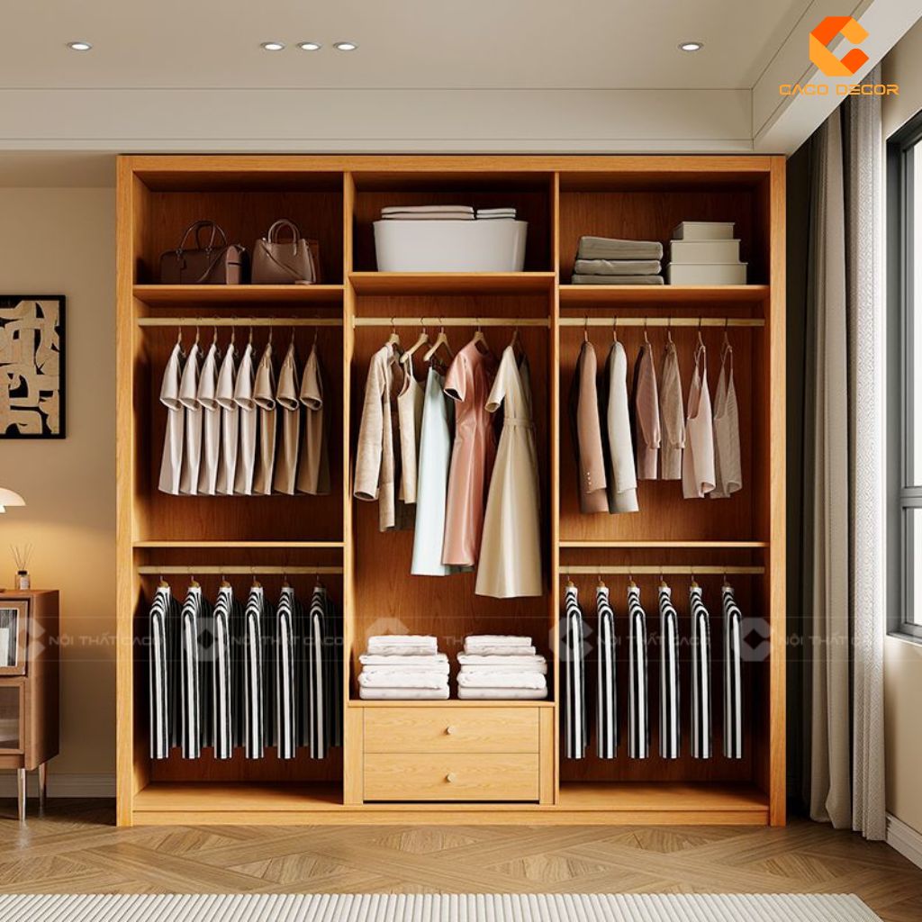 Mẫu Tủ Quần Áo 3 Buồng Hiện Đại, Cực Bền Đẹp 9