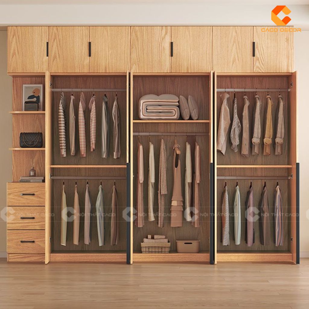 Mẫu Tủ Quần Áo 3 Buồng Hiện Đại, Cực Bền Đẹp 10